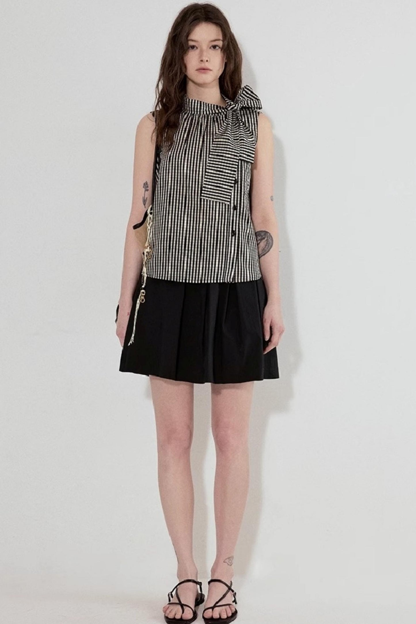 Plaid Sleeveless Top