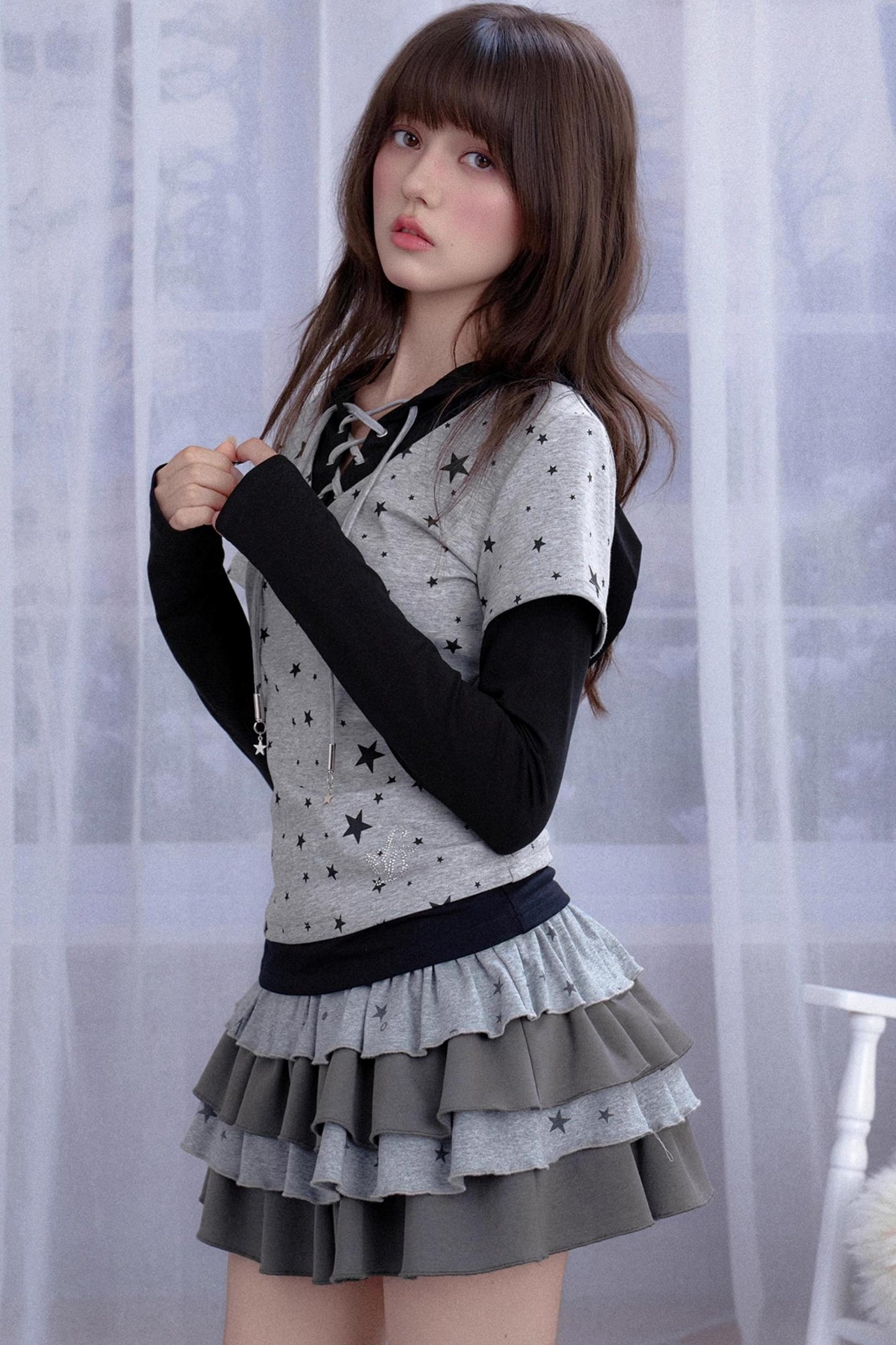 Fighting Star Hooded T-Shirt