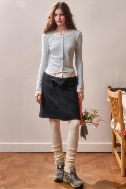 Milky Way Woolen Skirt