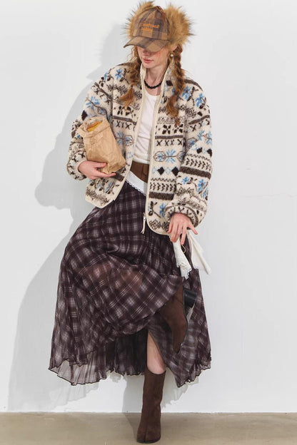 Polar Fleece Jacquard Jacket Set-Up