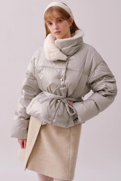 Heavy Woolen Patchwork Skirt