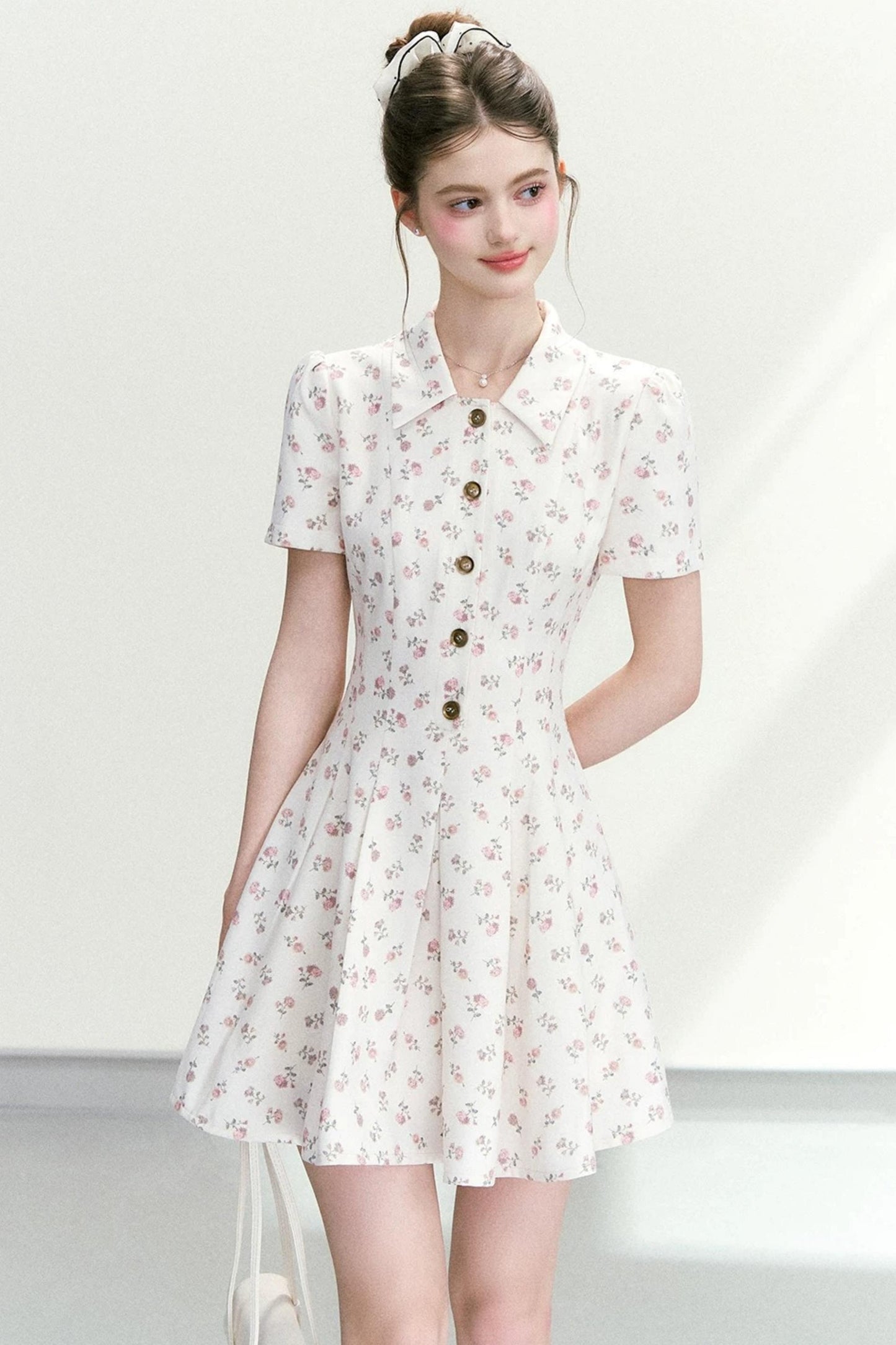 Sweet Floral A-Line Dress