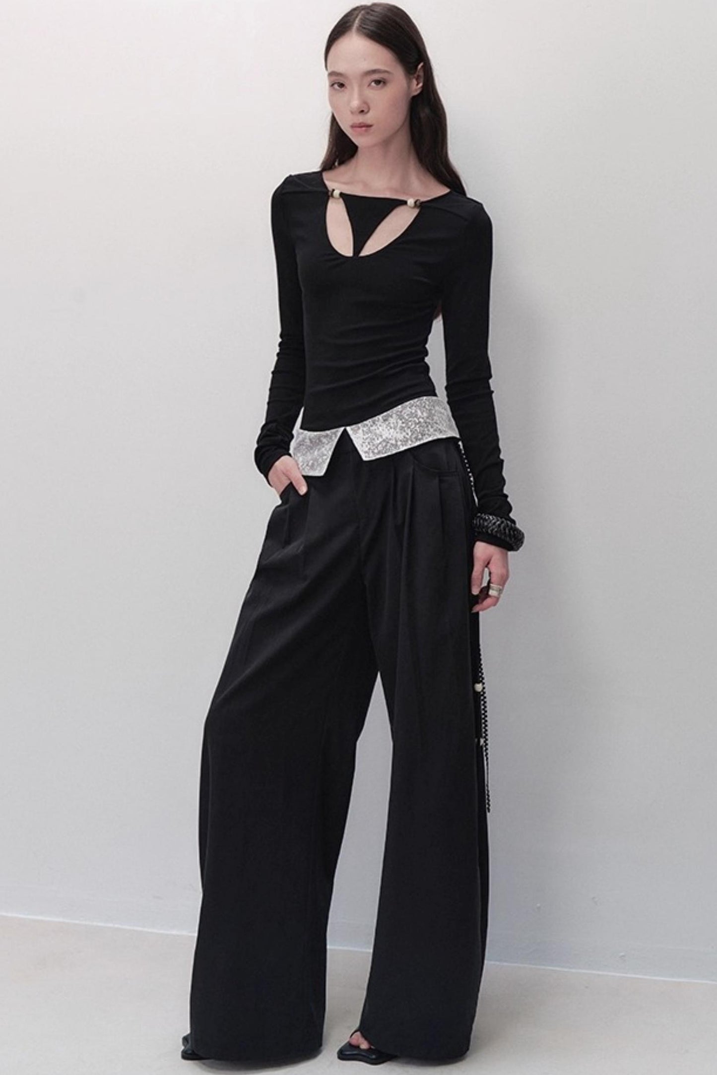 Shadow Rhyme Knit Top