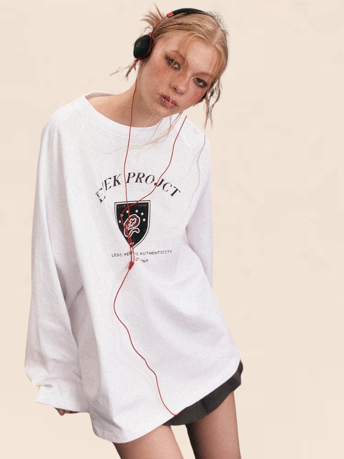 Crew Neck Long-Sleeved Sweatshirt