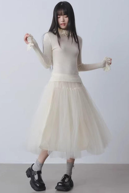 Yogurt Mousse Wool Sweater