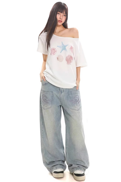 American Off-Shoulder Top