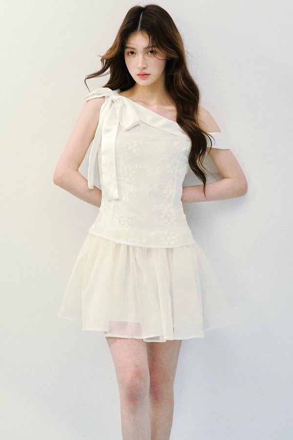 Satin Embroidery Princess Dress