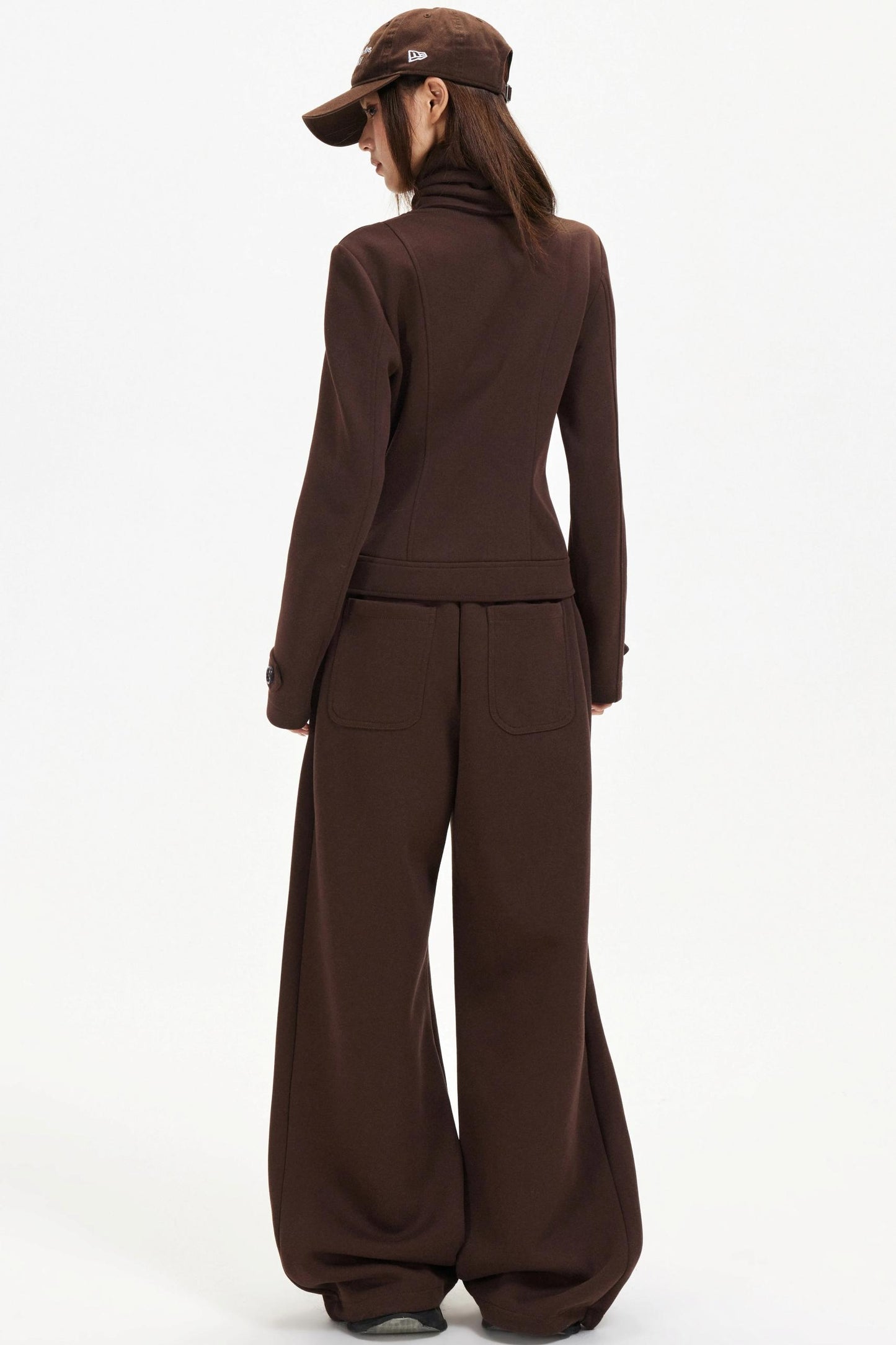 Retro Woolen Scarf Coat