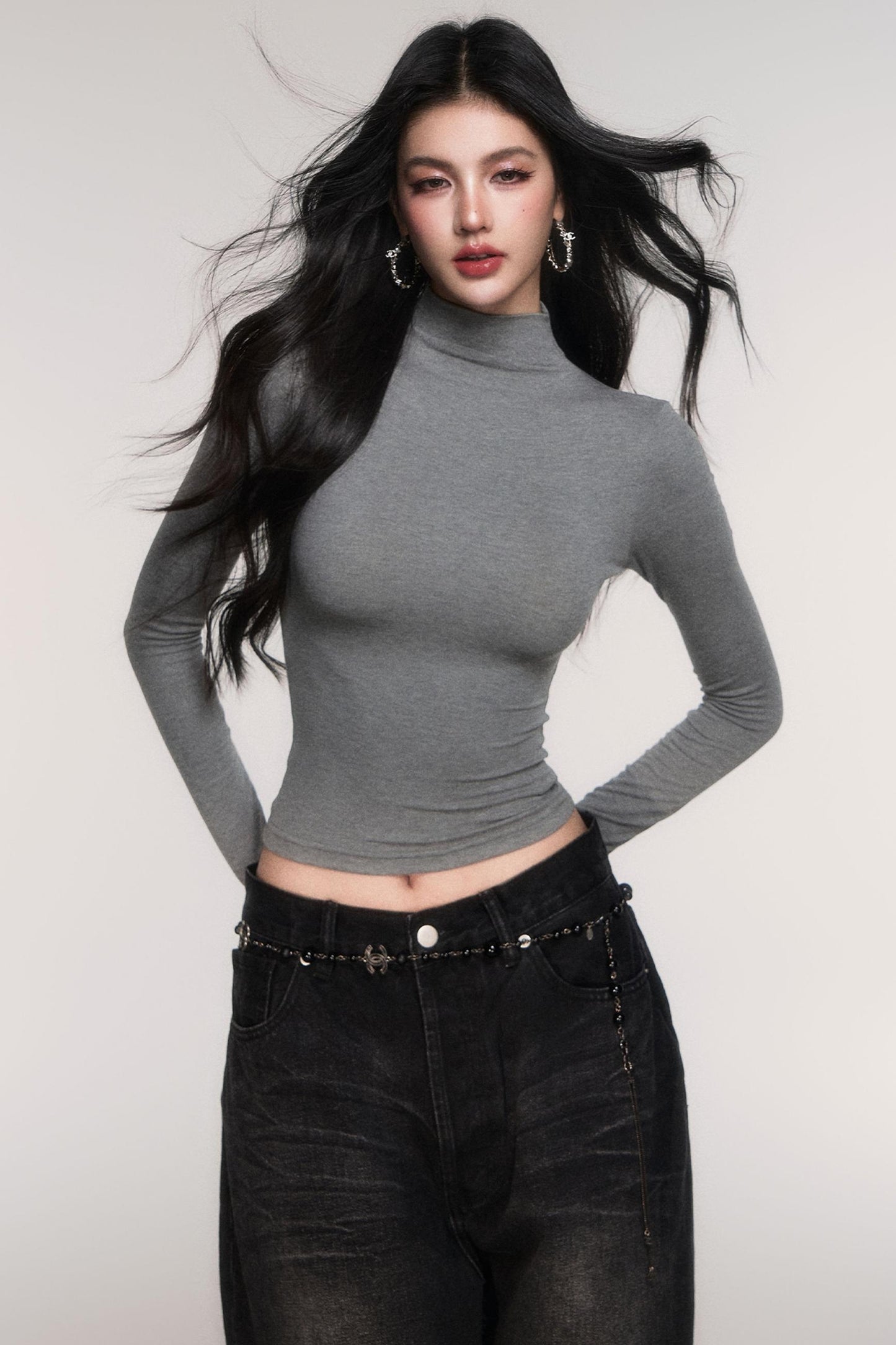 Romantic High Stretch Slim Top