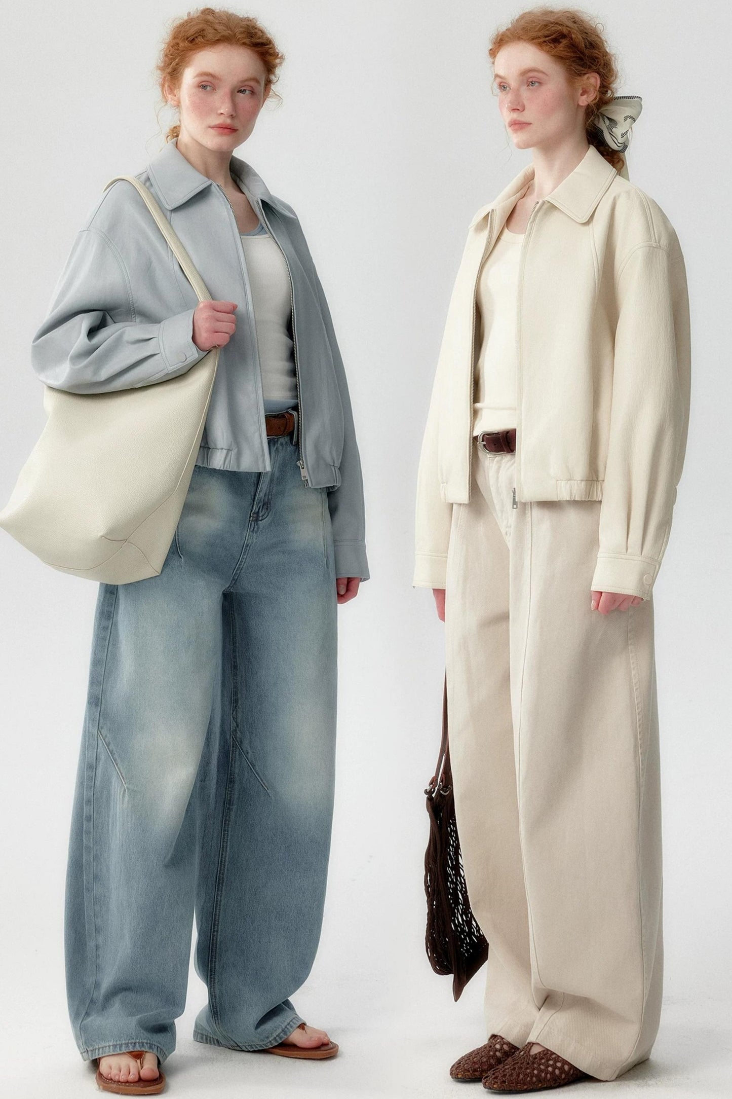 Soft Leather Lapel Jacket