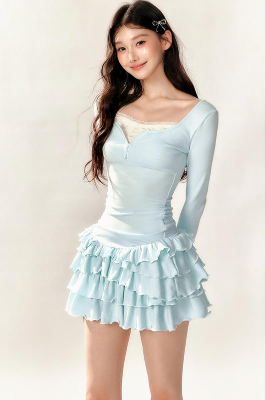 Sweetheart Ruffle Ballet Dress