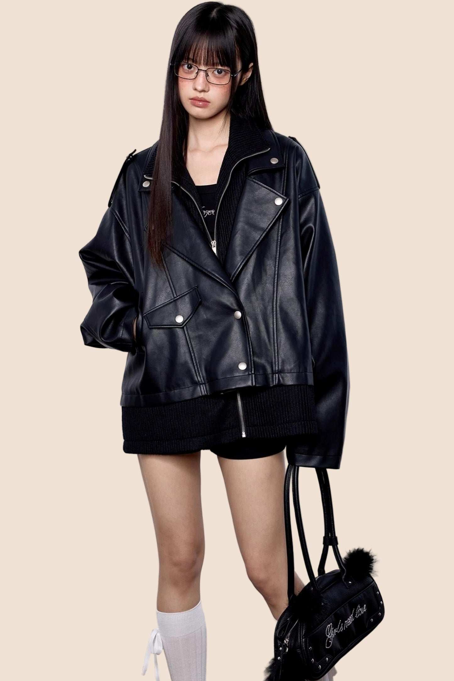 Autumn Retro PU Leather Jacket
