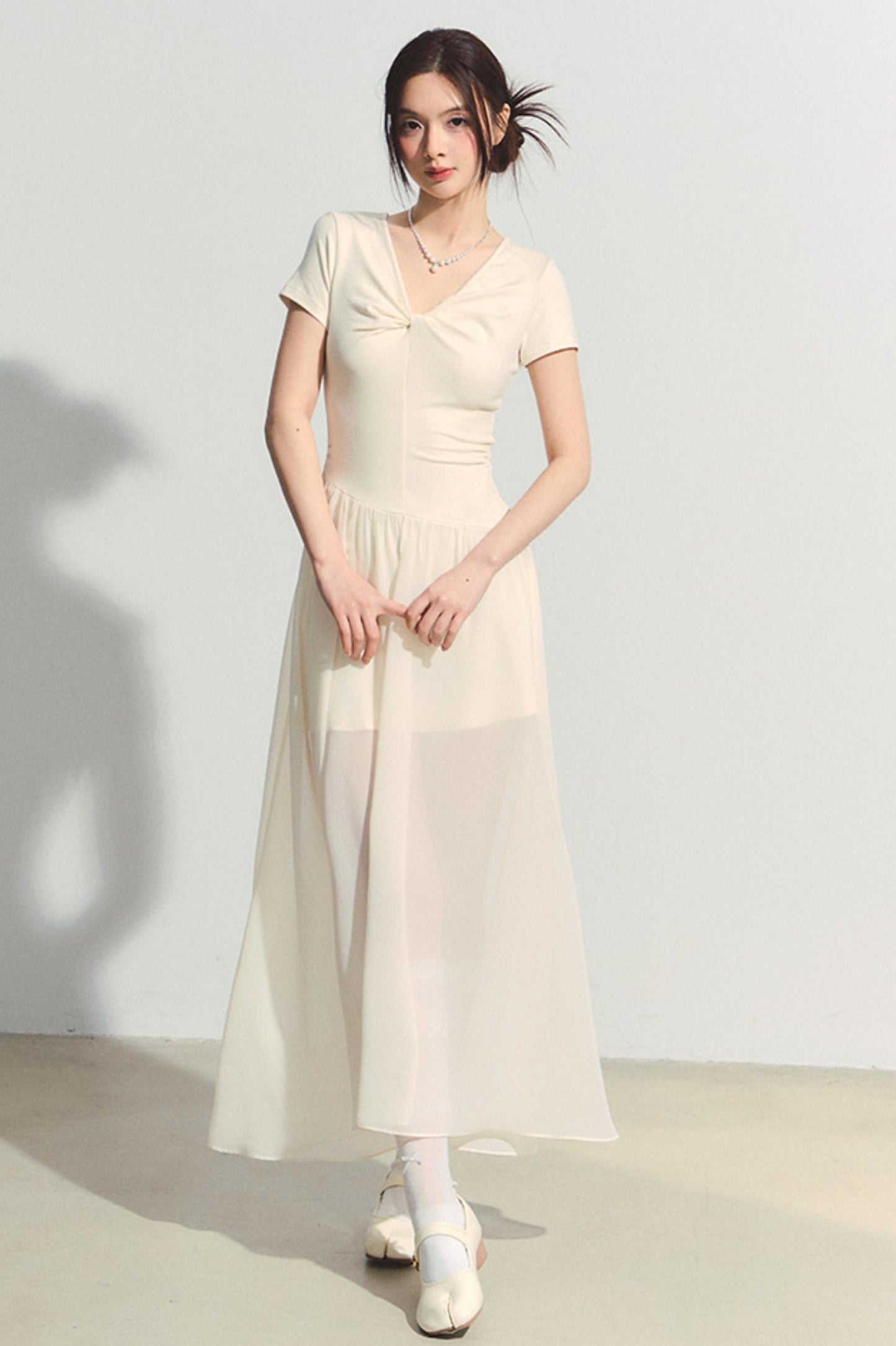 Twist Summer A-Line Dress