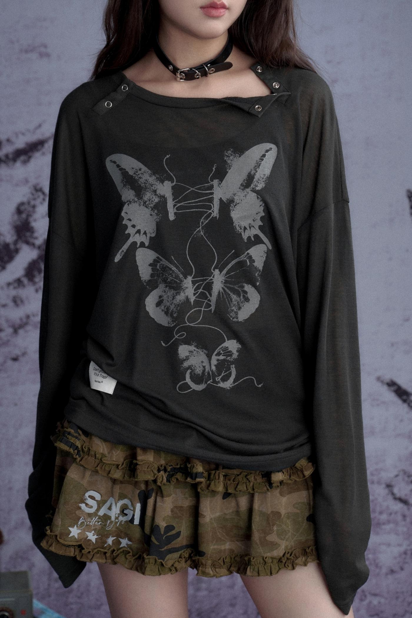Fighting Spirit Butterfly Top