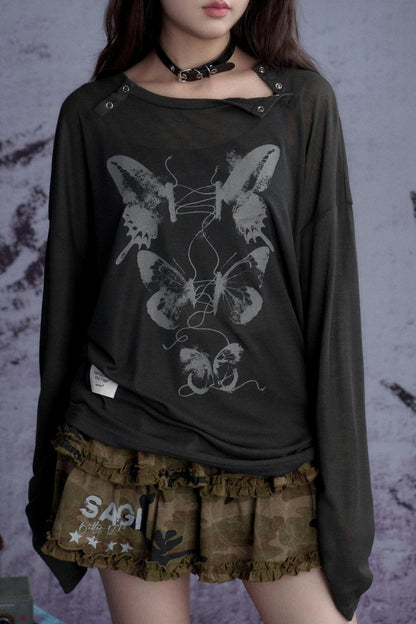 Fighting Spirit Butterfly Top