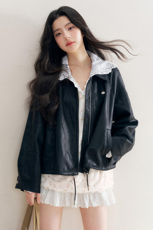 Soft Black Leather Jacket