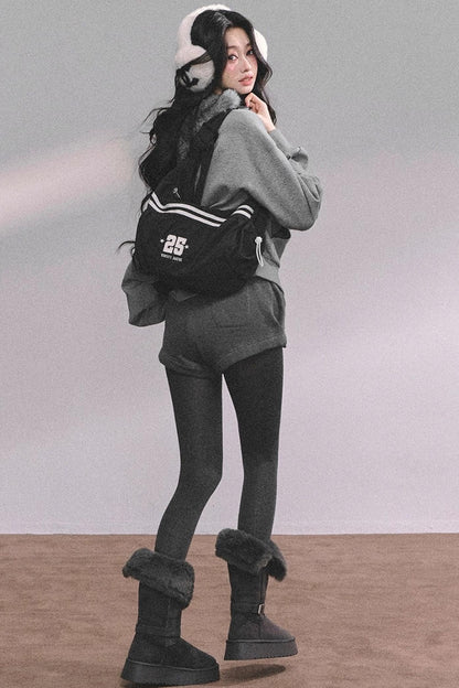 Nordic Winter Top Shorts Two-Piece Set-Up