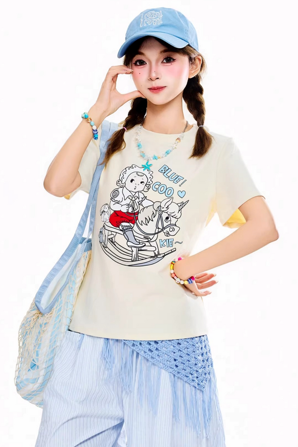 American Retro Carousel Top