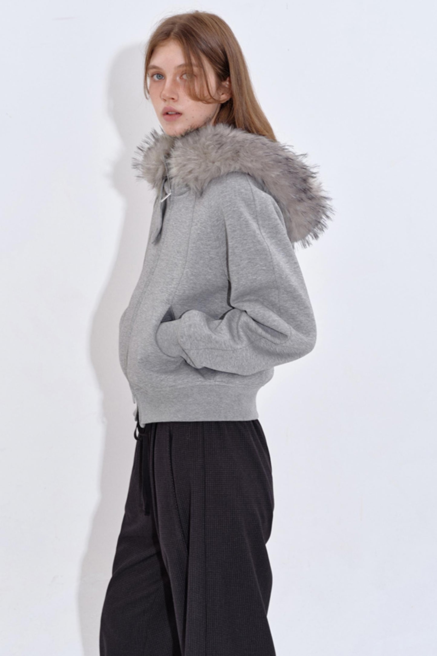 Windproof Fleece-Lined Hooded Jacket