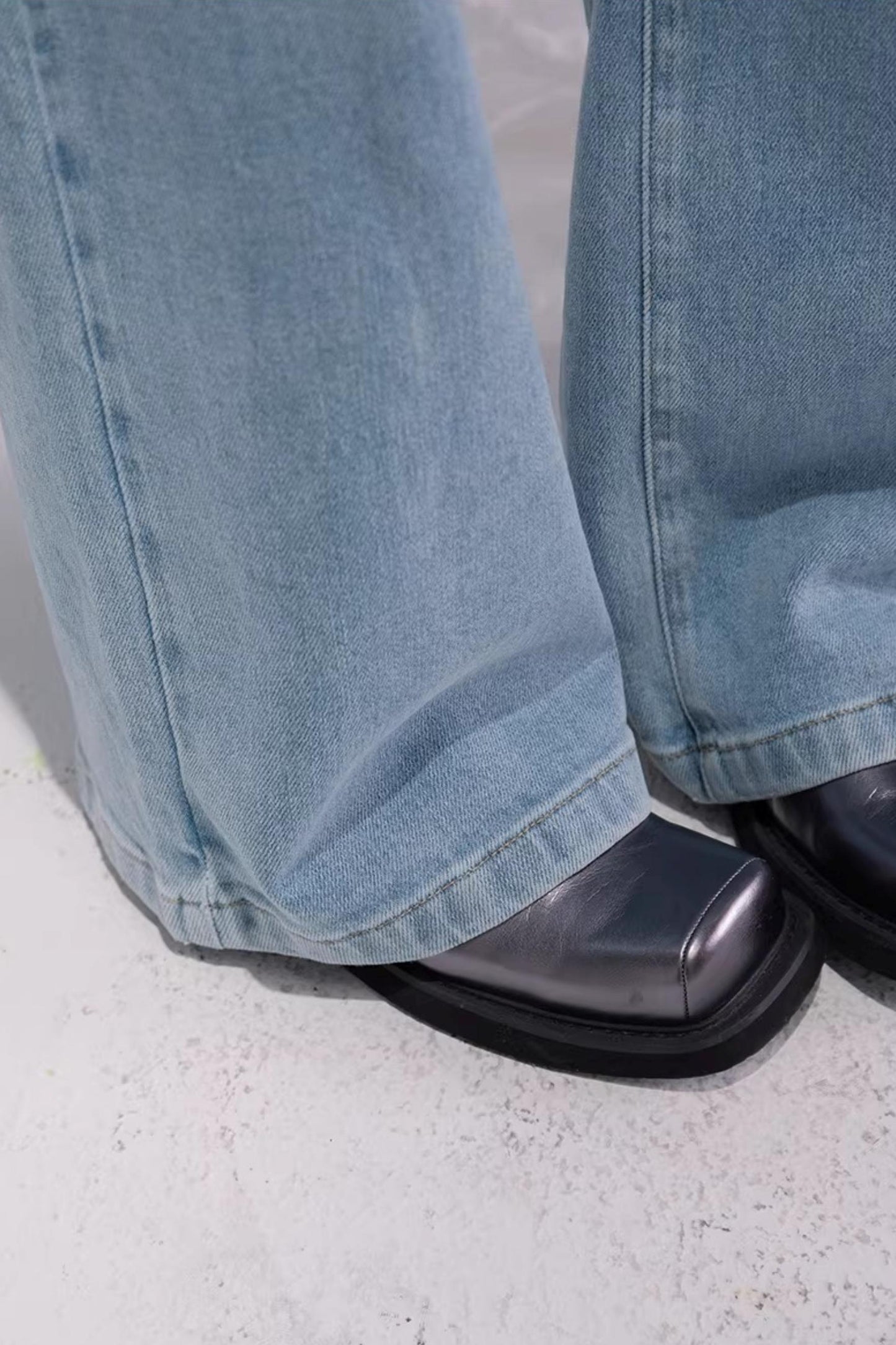 Starry Sky Blue Rhinestone Jeans