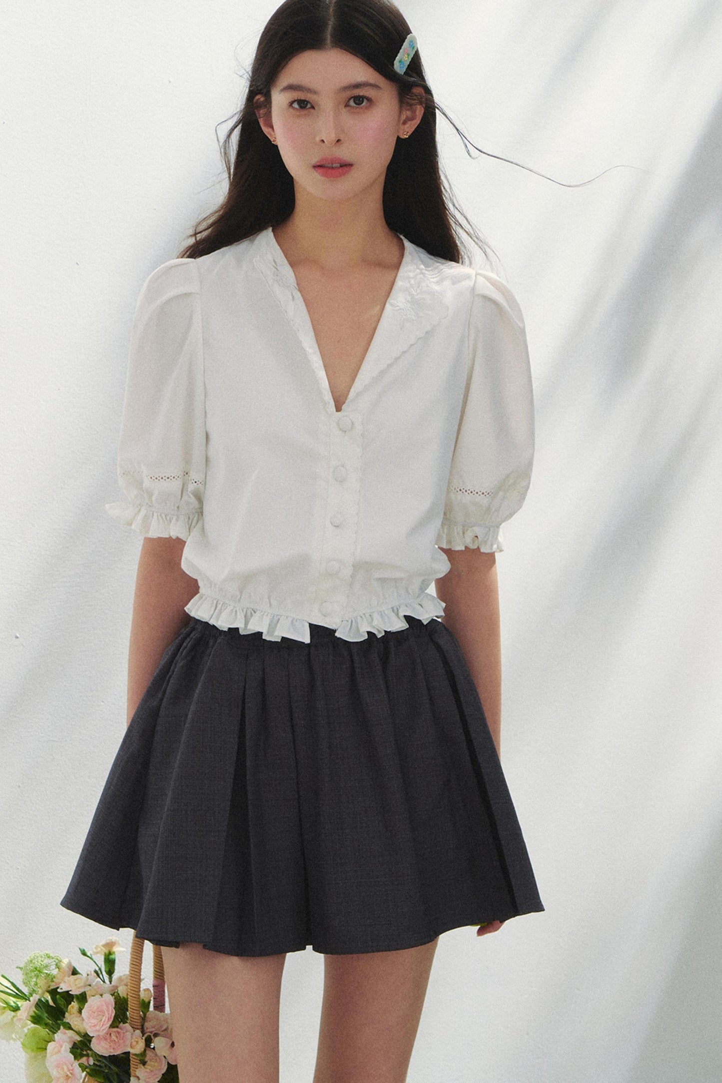 Embroidered Sunset Tee