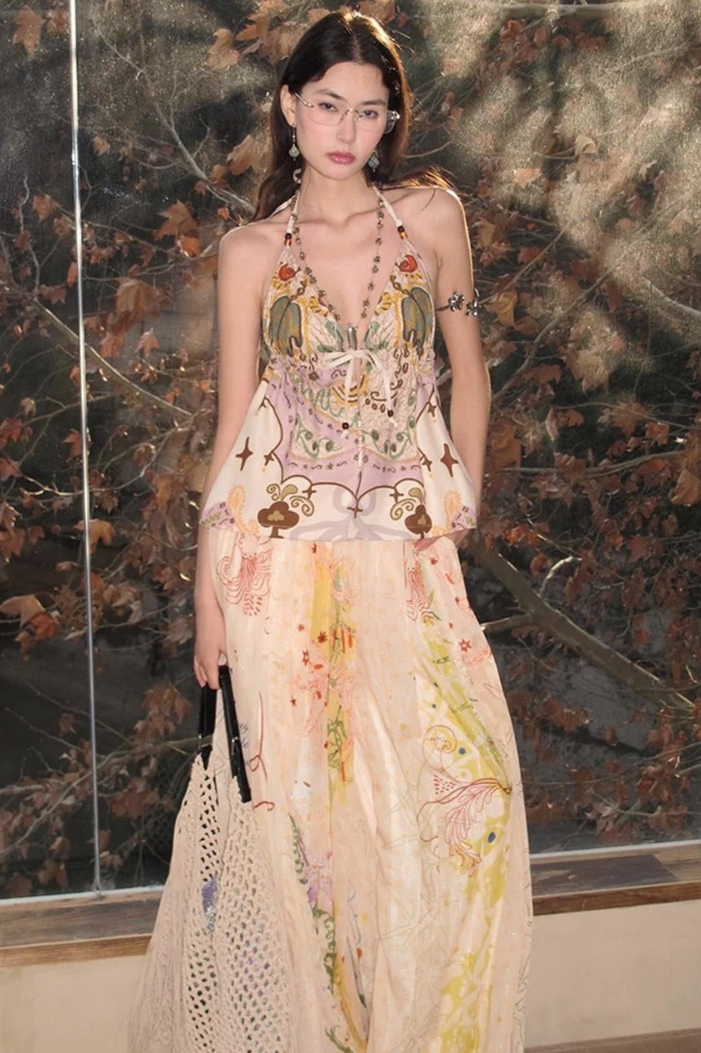 Resilient Graffiti Pleated Pants