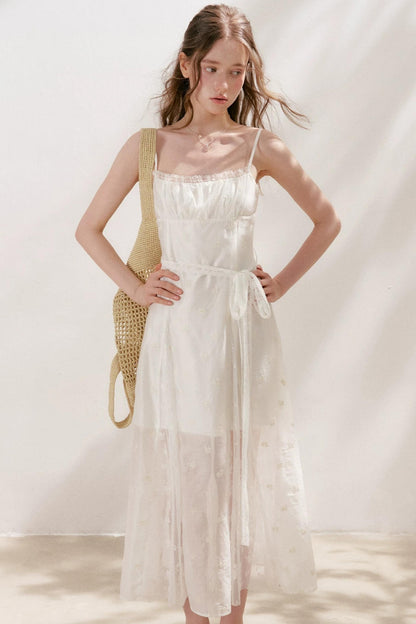 Lyocell Lace Embroidery Dress