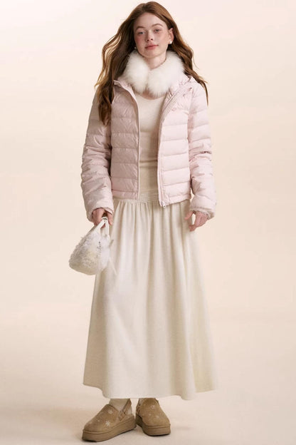 Romantic Lace Knit Skirt