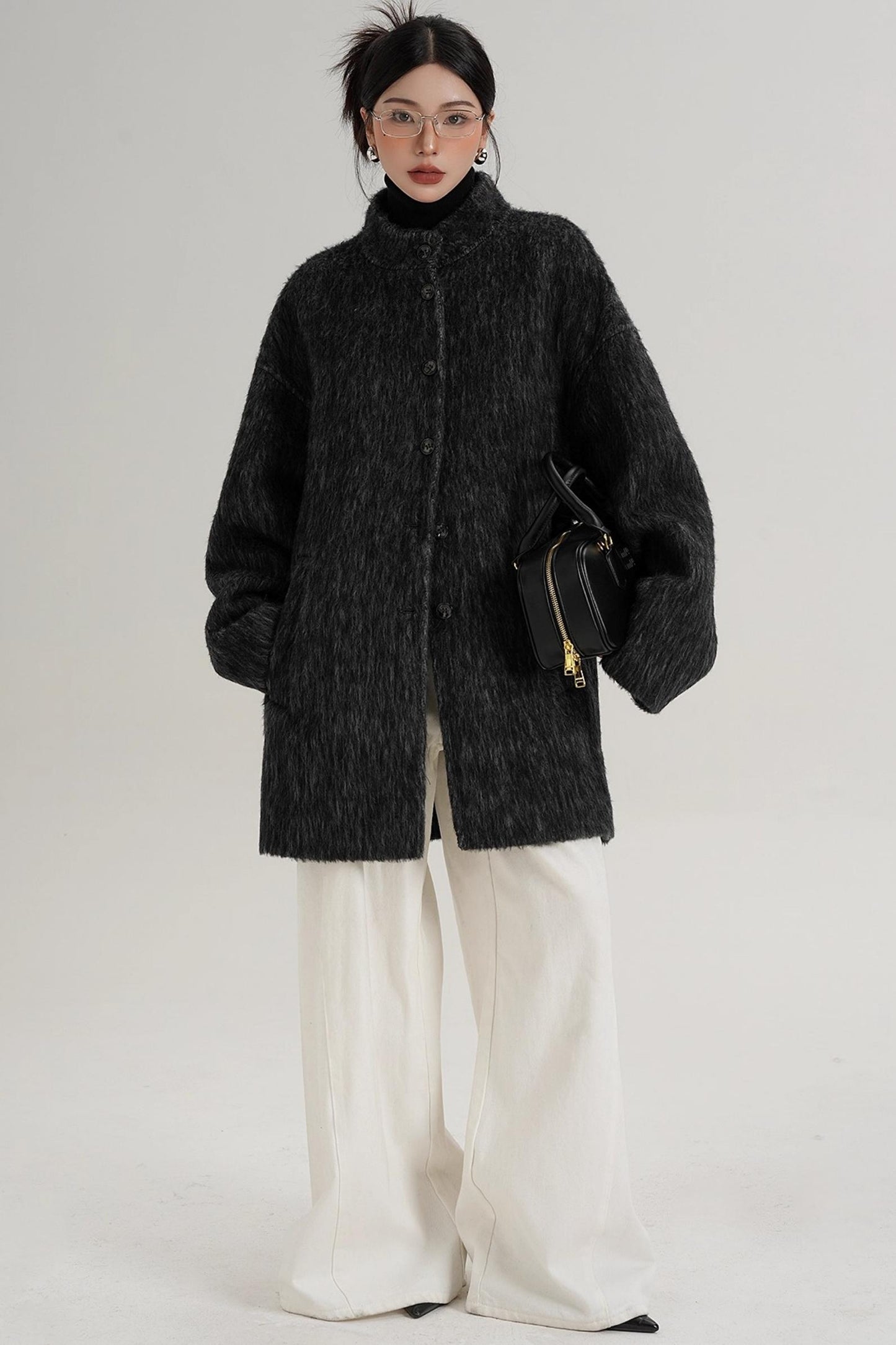 Elegant reversible Wool Coat