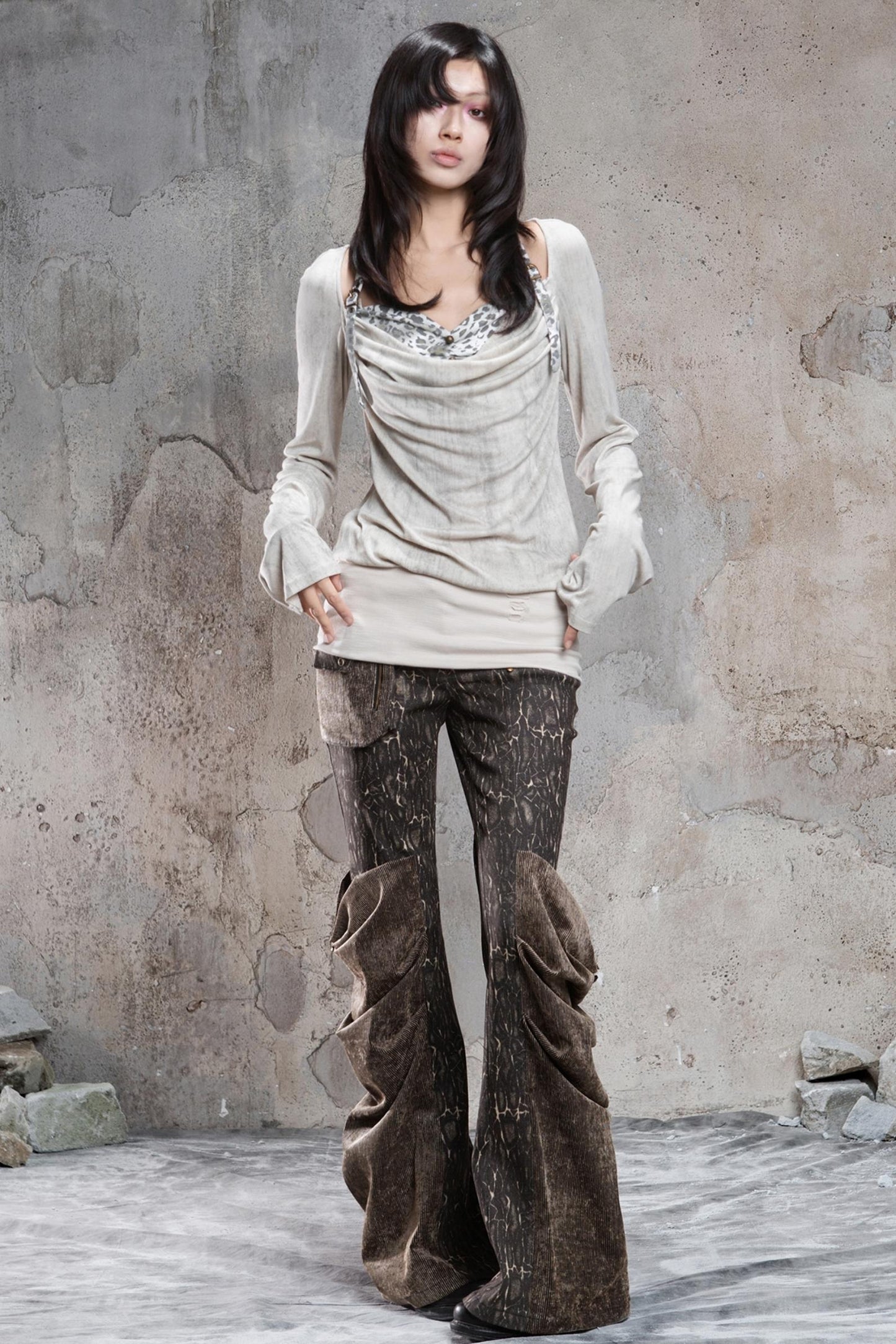 Retro Two-Piece Top Shirt Info