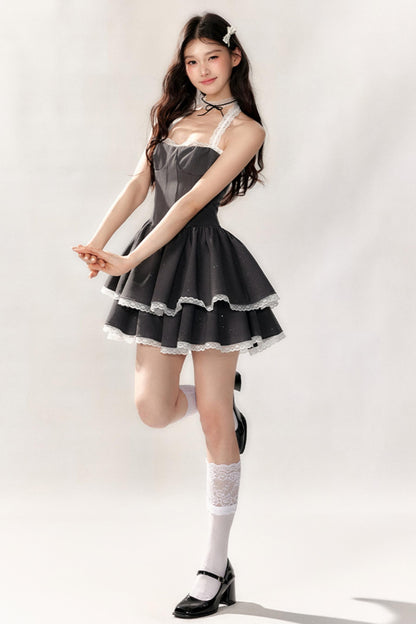 Sparkling Ballet Sequin Dress Set-Up