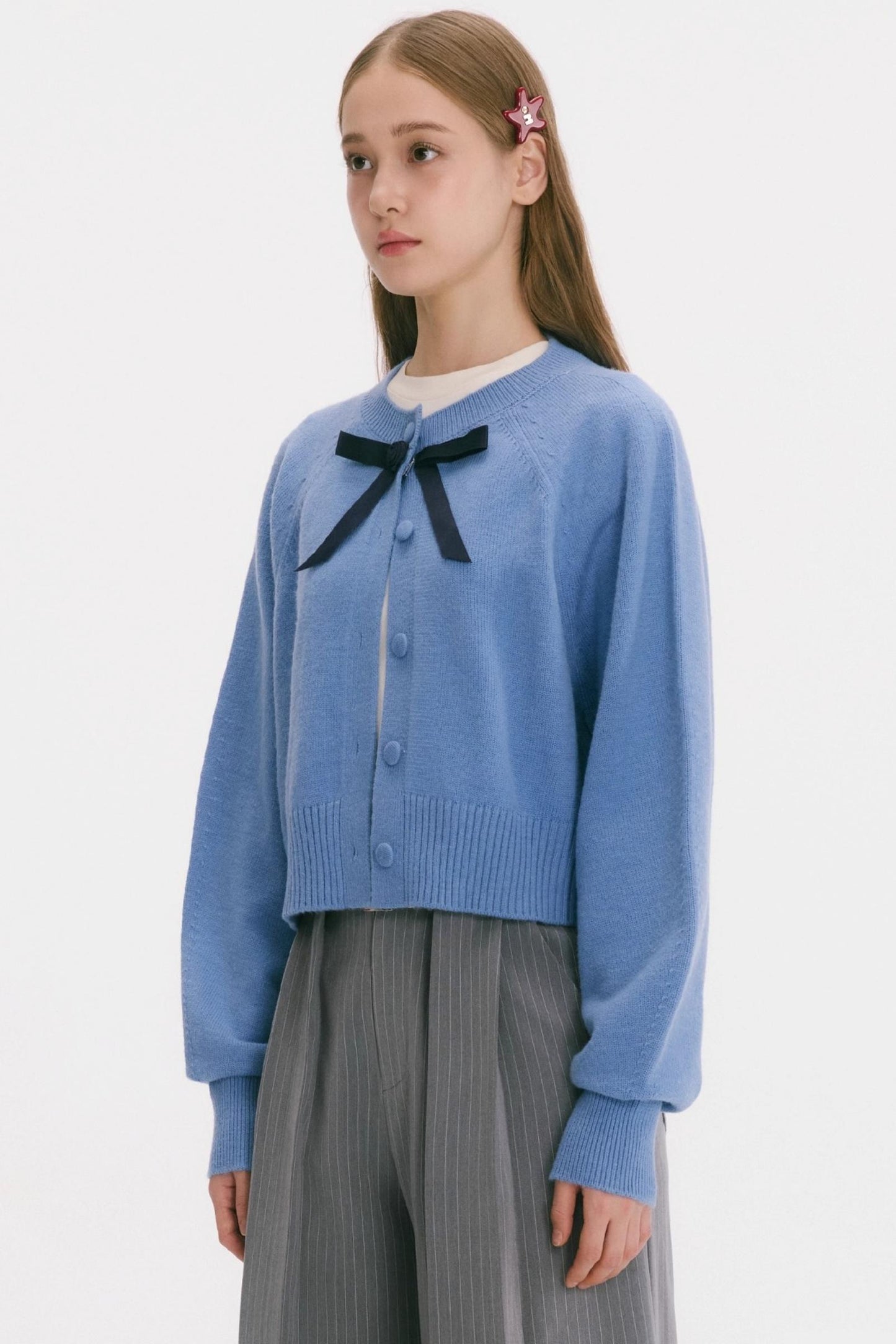 Blueberry Matcha Roll Cardigan