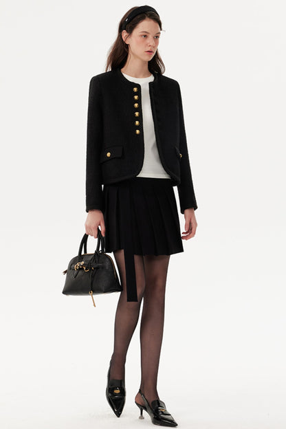 Swing cappotto nero e oro
