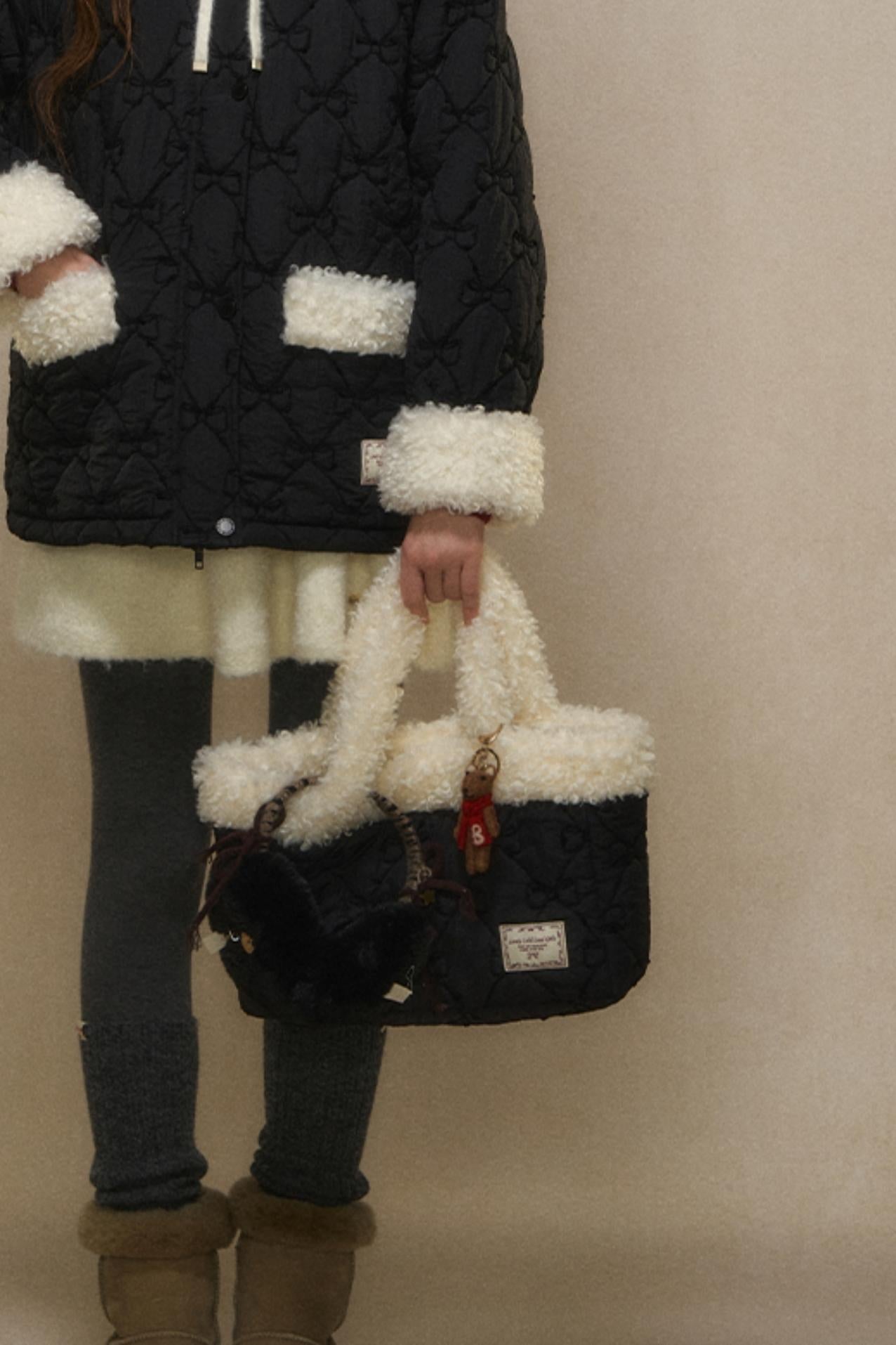 Women's LambsWool Winter Handbag