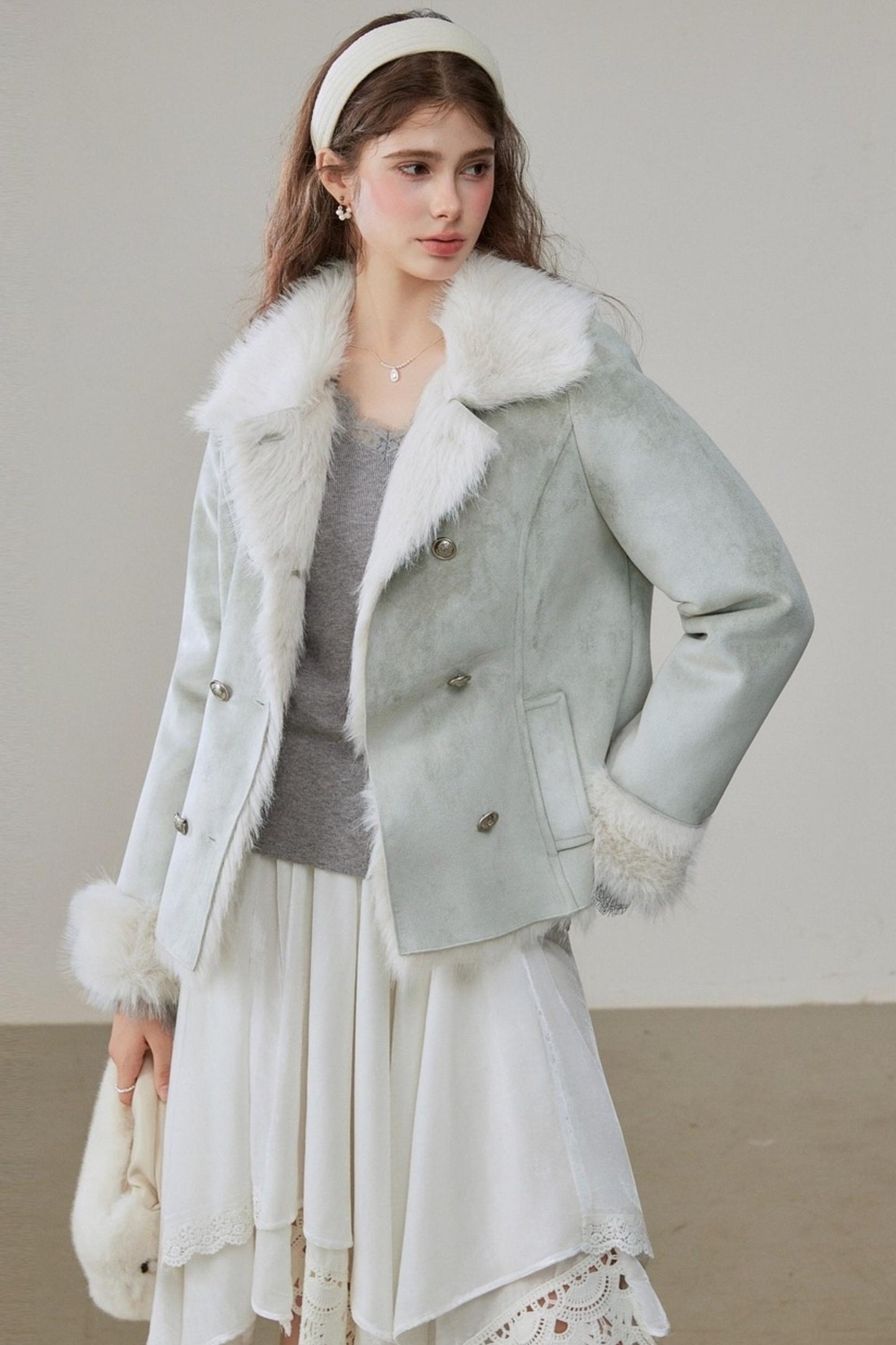 Loose Lapel Thickened Warm Jackets