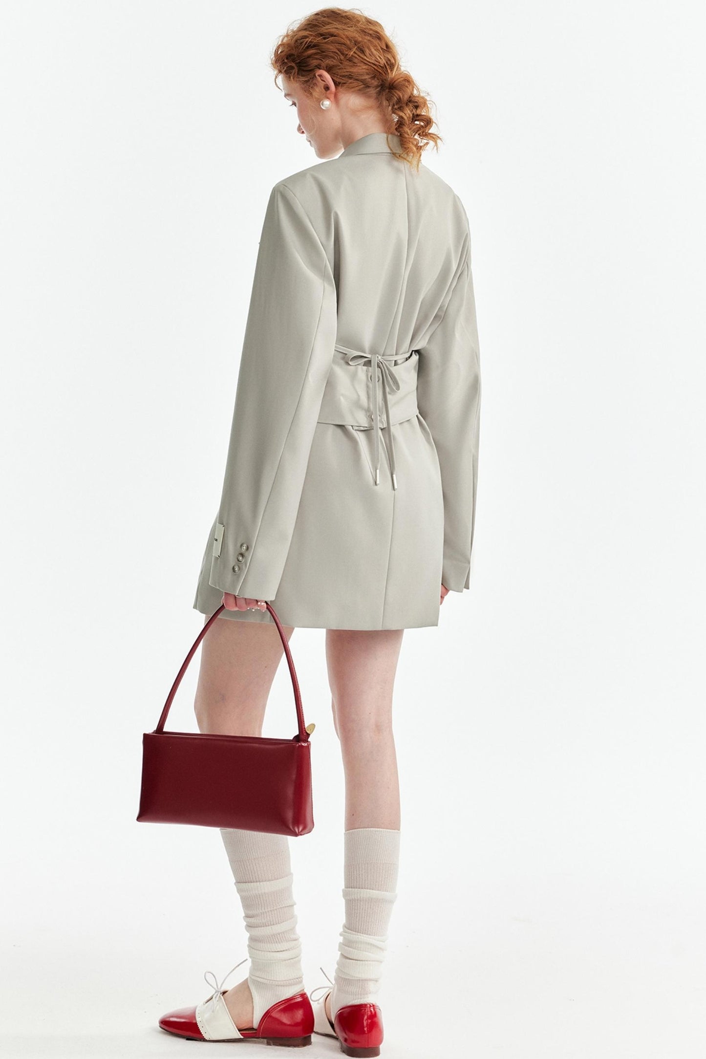 Fashionable Layered Suit Jacket Set-Up