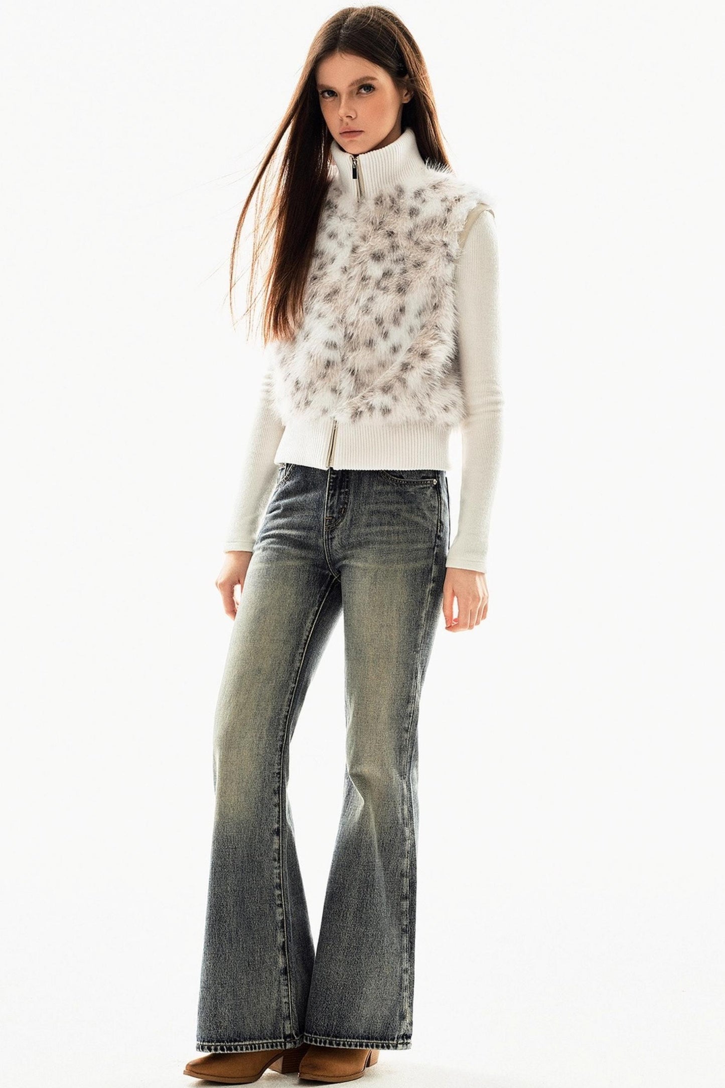 Leopard Print Patchwork Jacket