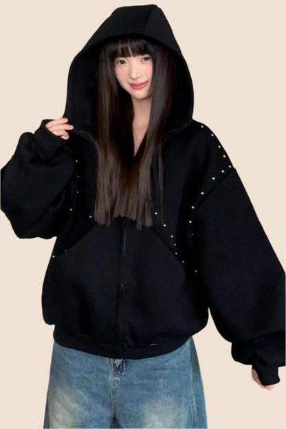 Rivet Hoodie Jacket