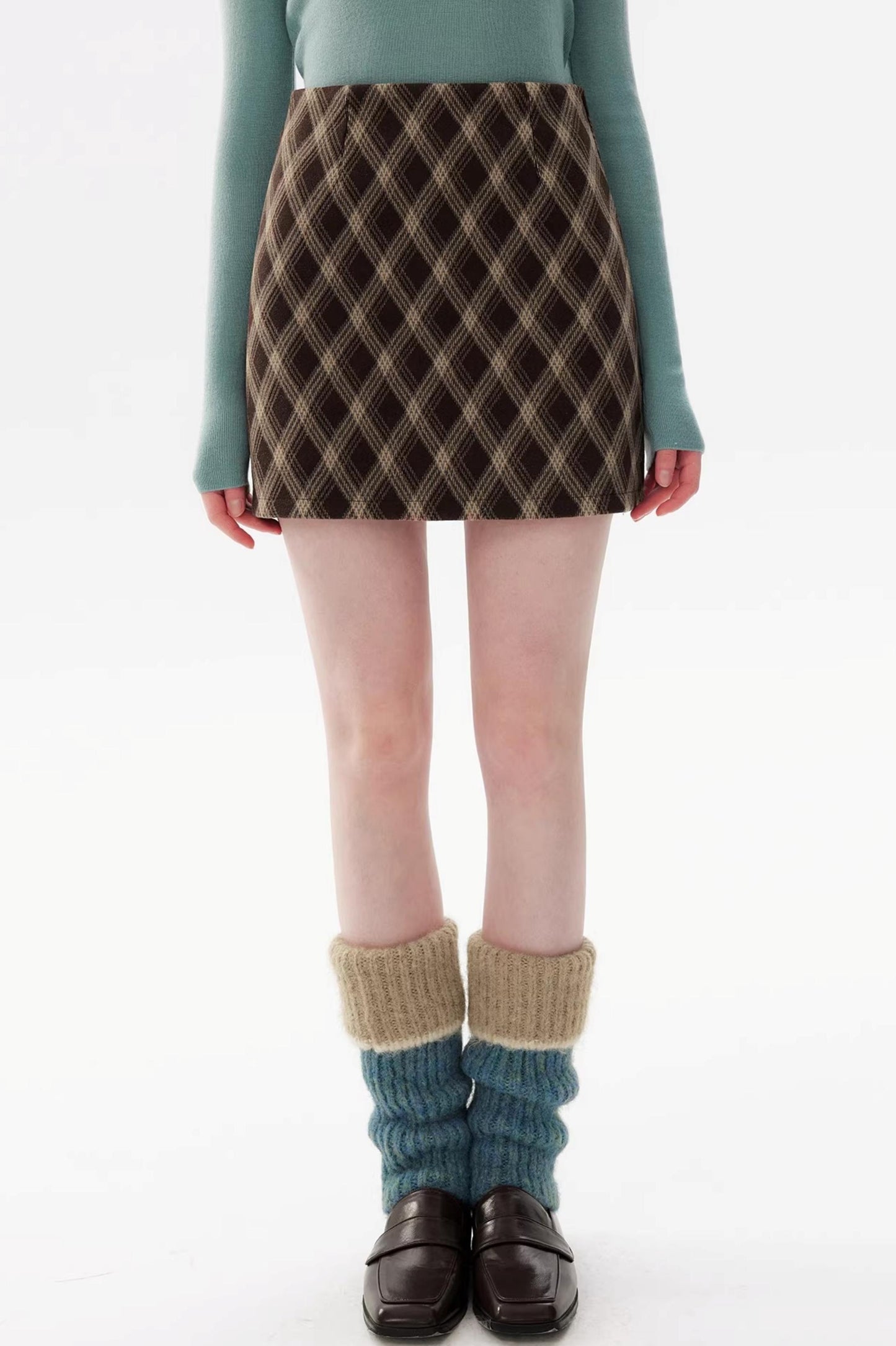 Color-Block Wool Socks