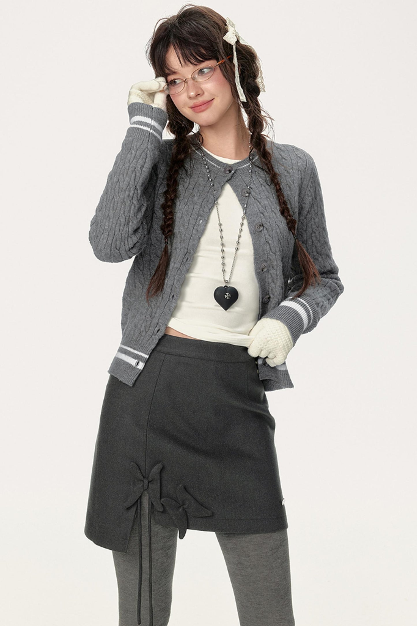 Solid Color Butterfly Skirt