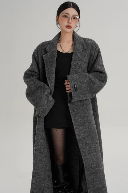 Elegant Double-Sided Wool Coat