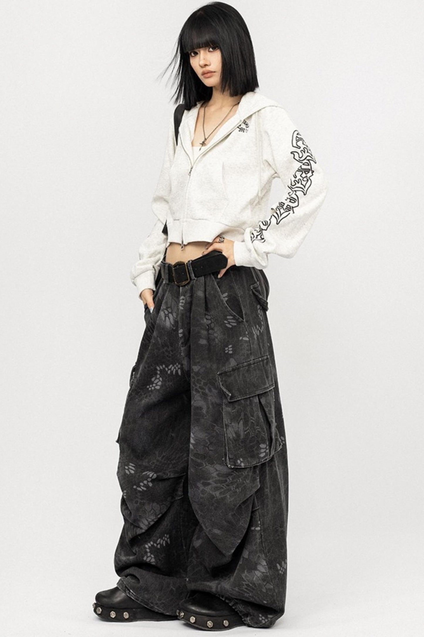 Autumn Hooded Vintage Top