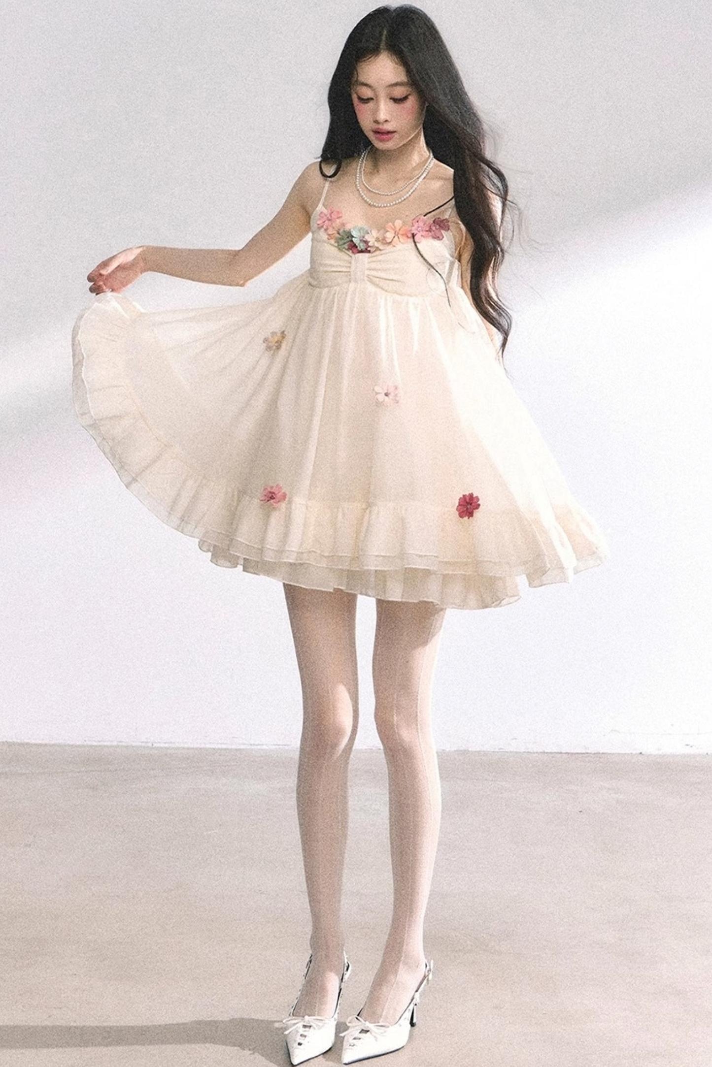 Floral Strap Resort Style Summer Dress