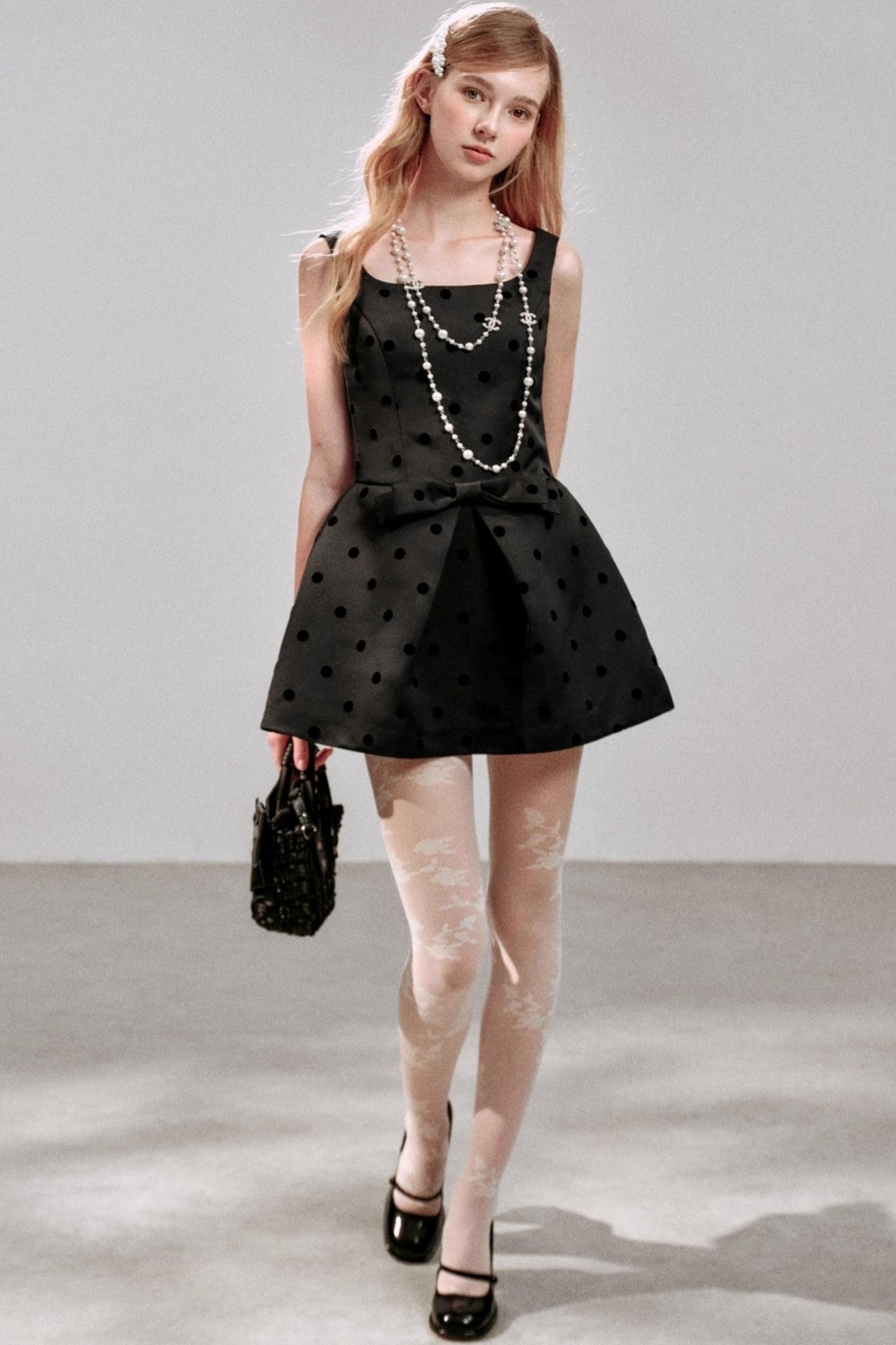 Autumn Black Short A-Line Dress