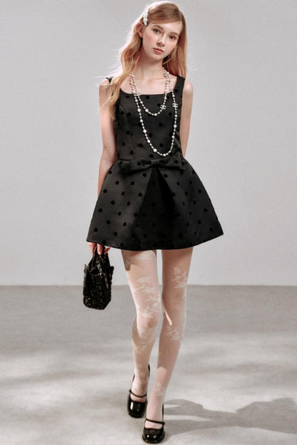 Autumn Black Short A-Line Dress