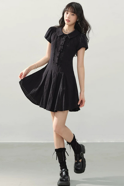 Girl's Elegy Puff Sleeve Dress