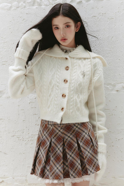 Lazy Korean Preppy Knit Sweater