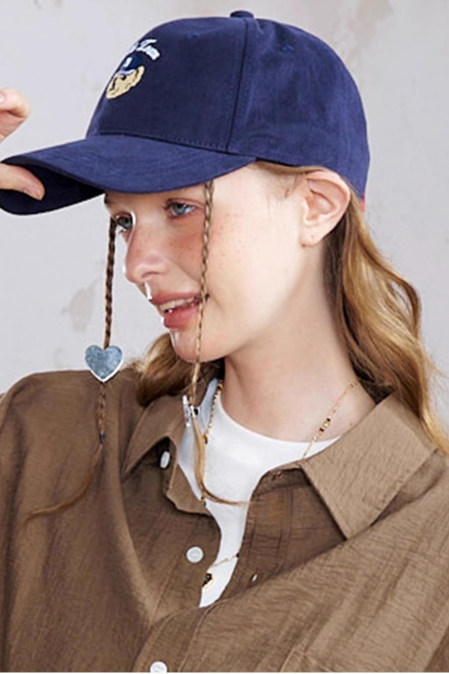 Bear Wide-Brim Baseball Cap