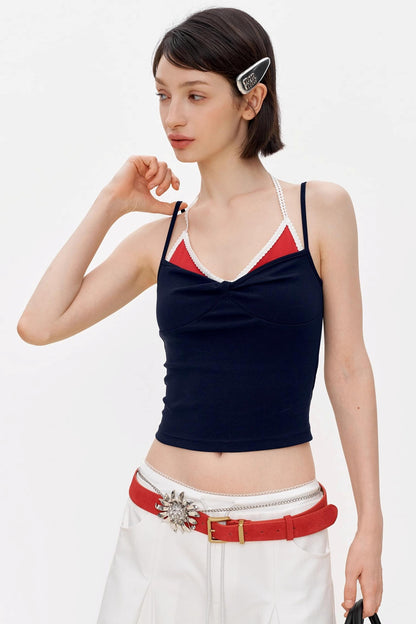 Summer Colorblock Twist Camisole