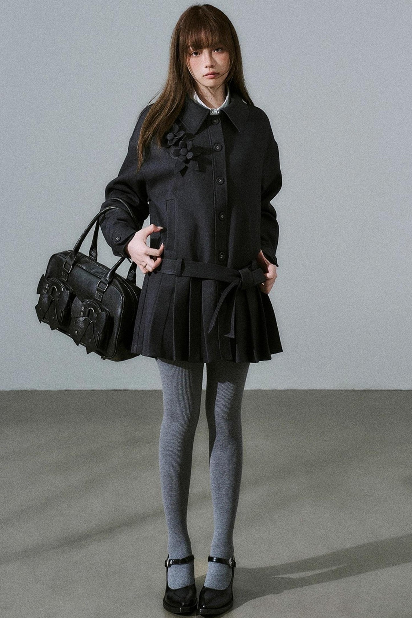 Forest Tencel Wool Trench Coat